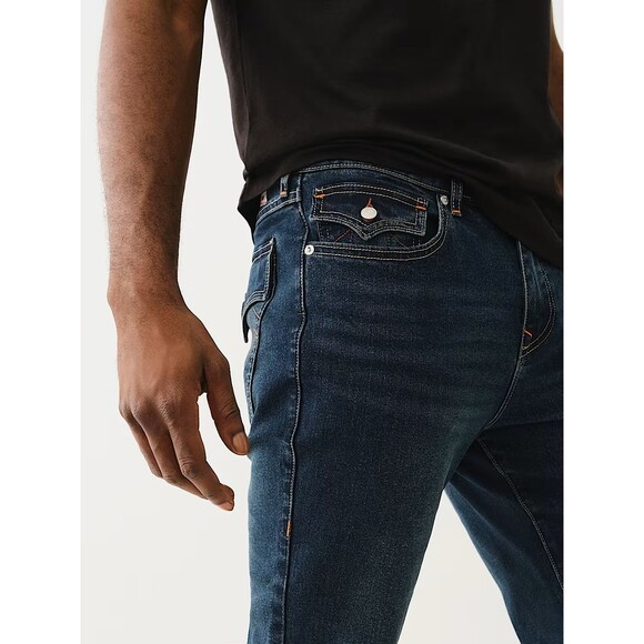 NWT $119 TRUE RELIGION MEN'S SHORTS JEAN SHORTS 36 RICKY SLAP - Picture 6 of 14